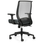 Offices to Go Lumi Synchro-Tilter Office Chair - Dark Grey-Pneumatic seat height adjustment to raise or lower seat height allowing your feet to rest flat on the floor in order to avoid pressure under your thighs which eases blood flow
