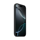 Apple iPhone 16 Plus Silicone Case with MagSafe - Black-This case works seamlessly with Camera Control. It features a sapphire crystal, coupled to a conductive layer to communicate finger movements to the Camera Control