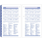 AT-A-GLANCE 2027 QuickNotes Desk Calendar Refill - 3-1/2" H x 6" W - English-Half-hourly appointments: 7:00 am-5:00 pm