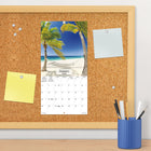 DateWorks 2026 16-Month Mini Wall Calendar - 7" x 7" - Beaches - English-Features monthly pages for January to December 2026, as well as the last 4 months of 2025