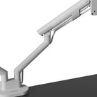 Kanto Desktop Monitor Arm/Mount for 17" - 32" Monitors  - Dual Monitor - White-90° of swivel left or right