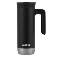 Contigo Superior Stainless Steel Mug - 20 oz - Licorice-TRAVEL WELL: Sip on-the-go with confidence, knowing that your journey will be mess-free