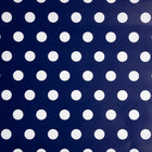 JAM Paper Gift Wrap - Polka Dot Wrapping Paper - 25 Sq Ft - Navy Blue with White Dots-Sold Individually, packaged in protective cellophane to prevent scratches, dust, and damage