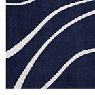 Modway Therese Abstract Swirl Area Rug - 5 ft W x 8 ft L - Navy/Ivory-Stain Resistant / Easy To Clean