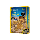 National Geographic Doubloon Dig Kit-Kit contains two replica gold doubloons and three real pyrite specimens