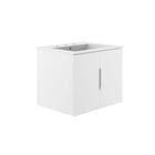 Modway Vitality 24" Bathroom Vanity - White-Modern Bathroom Vanity