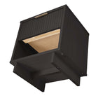 Manhattan Comfort Granville 18.11" Modern 1-Drawer Nightstand 2-Piece Set - Dark Grey-30 Day Limited Manufacturer's Warranty
