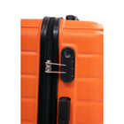 Swiss Traveller Roxen  3-Piece Hardside Luggage Set - Burnt Orange-28" Checked Large Dimensions - Inner: 28" L x 18.9" W x 10.9" H, Outer: 30.7" L x 19.6" W x 11.4" H, Weight: 8.6 lbs