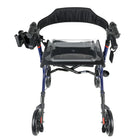 BIOS Living Onyx Deluxe Rollator - 21.5"-Height adjustable ergonomic handles conform to the individual needs of each user
