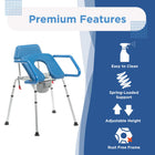 Journey SoftSecure Uplift Toilet Assist Commode-Rust resistant aluminum frame offers lightweight strength and durability