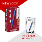 uni-ball Erasable Gel Retractable Pens - 0.7mm - Blue - 12 Pack-Barrel Color and Construction: Blue
