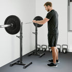 Soozier Adjustable Stable Power Squat Stand Black-Free standing and the bases for stable support 