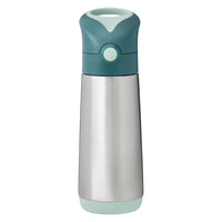b.box - Insulated Drink Bottle - 500ml - Emerald Forest-Triple-layer insulation keeps drinks cold up to 8h or warm up to 6h