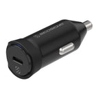 Scosche PowerVolt PD20 20W USB-C Fast  Car Charger - Black-Delivers incredibly fast charge of up to 4 times faster than a standard 5W USB charger to your USB-C device