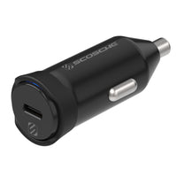 Scosche PowerVolt PD20 20W USB-C Fast  Car Charger - Black-Delivers incredibly fast charge of up to 4 times faster than a standard 5W USB charger to your USB-C device