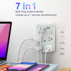 ShoppingAll Huntkey Multi Plug Outlet Extender Surge Protector Splitter with 4 Outlets and 3 USB Ports-6