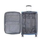 Samsonite ZoomR 360 Spinner Medium Luggage - 27.5" - Blue-Dual Spinner wheels make it easy to navigate narrow airplane aisles as well as over a variety of surfaces