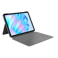 Logitech Combo Touch iPad Air 11" (M2/M3/M4) /iPad Air 5th gen Keyboard Case - Oxford Grey - English-Compatibility: iPad Air 11-inch (M2/M3/M4), iPad Air (5th gen - 2022) - A2902, A2903, A2904, A2588, A2589, A2591