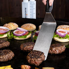 Blackstone Stainless Steel Barbecue 5-Piece Tool Kit-Heat-resistant plastic handles (scraper and spatulas)