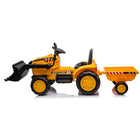 Freddo 12V Excavator 1 Seater Ride-On for Kids-LED Lights: Keep your kid visible in the dark and make their ride even more fun with this excavator's LED lights! The lights are brightly-colored and securely fitted, ensuring your kid is safe while they ride around at night