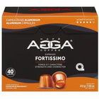 Agga Fortissimo Nespresso Compatible Capsules - Dark - 40 Pack-Compatible with Nespresso Brewer - Dark - Capsule - Fortissimo - Kosher - 40 / Box