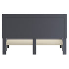 Flash Furniture Roxbury King Size Tufted Upholstered Platform Bed - Light Grey Fabric-Light Grey Fabric Upholstery