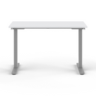 Humanscale EFloat Go 2.0 Sit/Stand Table - 24" x 48" - White Laminate Surface/Silver Base-5