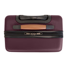 Bugatti Cannes Collection 21.5" Hardside Carry-on Luggage - Fig-Double 360-degree spinner wheels for smooth and quiet rolling (8 wheels)