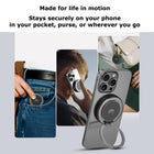 MyBat DockIt 360° Magnetic Wireless Charger + Ring Grip Stand - Black-360° Rotating Ring Grip - Functions as both a kickstand and a secure, anti-slip phone grip