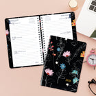 Blueline 2026 Dramatic Floral Weekly/Monthly Planner with Printed Cover - 8'' x 5'' - Bilingual-Features dedicated sections for contacts, passwords, notes, and to-dos