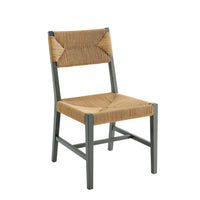 Modway Bodie Wood Dining Chair - Light Grey/Natural-Modern Farmhouse Dining Side Chair