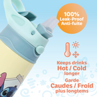 Danawares Disney Stitch Double Wall Stainless Steel with Silicone Spout - 430 ml-Durable, leak-proof, and BPA-free-just what every little adventurer needs