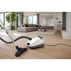 Miele Guard S1 Parquet Flex Canister Vacuum - White-Generous operating reach - 10 meters (33 feet) of operating reach enables the cleaning of a large area without having to change electrical outlets.