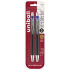 Uniball Jetstream Retractable Ballpoint Pens - 1.00mm - Medium Point - Blue Ink - 2 Pack -Incredible hybrid ink blends the smoothness and vibrancy of a gel pen with the fast drying speed of a ballpoint