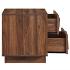 Modway Bulwark 2-Drawer Nightstand - Walnut-Assembly Required
