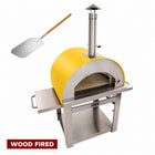 Kucht Venice Outdoor Wood‑Fired Pizza Oven - Yellow-Big and spacious 
