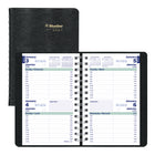 Blueline 2027 Two-Day Diary, Twin-Wire Binding, 8" x 5", Bilingual, Black-12-Month: January 2027 to December 2027