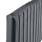 Modway Rebecca Performance Velvet Full/Queen Headboard - Charcoal-Solid Wood and Particleboard Frame