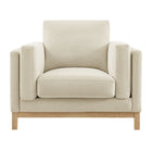 Modway Roscoe Fabric Armchair - Ivory-8