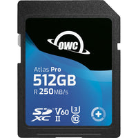 OWC 512 GB OWC Atlas Pro SDXC V60 UHS-II Memory Card-512GB Storage Capacity