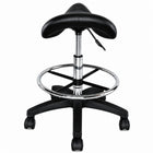Nicer Furniture Backless Saddle Stool - Black-Armless