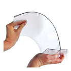 Azar Desktop/Countertop Bottom Loading Plastic Document Holder - Clear - 3 Pack-4