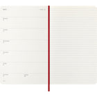 Moleskine 2026 Classic 12-Month Soft Cover Weekly Planner - 5" x 8.25" - Scarlet Red-Useful tools: calendar, travel planning, ideas and goals, ruled pages for notes