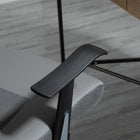 Vinsetto High Back Mesh Computer Desk Chair with Armrests - Grey-360-degree swivel