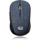 Adesso iMouse S80L Wireless Fabric Optical Mini Mouse - Blue-Optical Sensor
