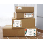 Avery 35524 Waterproof Permanent Labels for Laser Printers - 3-1/3" x 4" - White - 60 Pack-Resists water, scuffs, tears and smudges