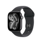 Apple Watch Series 11 - 42 mm - GPS - Jet Black Aluminium Case with Black Sport Band - S/M-Sleep score provides an easy way to help track and understand the quality of your sleep, so you can make it more restorative