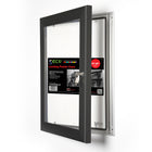 SECO Lockable Indoor/Outdoor Poster Frame Case - Black - 40" x 60"-A lockable indoor or outdoor waterproof case to display posters, pictures, and notices - can be used indoors and outdoors