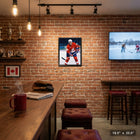 Frameworth Mario Lemieux Classic Series 1987 Canada Cup - Framed Canvas - 18.5" x 22.5"-Designed and manufactured in Canada by Frameworth with over 32 years of experience