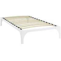 Modway Ollie Twin Bed Frame - White-Modern Platform Bed Frame